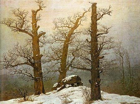 Caspar David Friedrich Hunengrab im Schnee china oil painting image